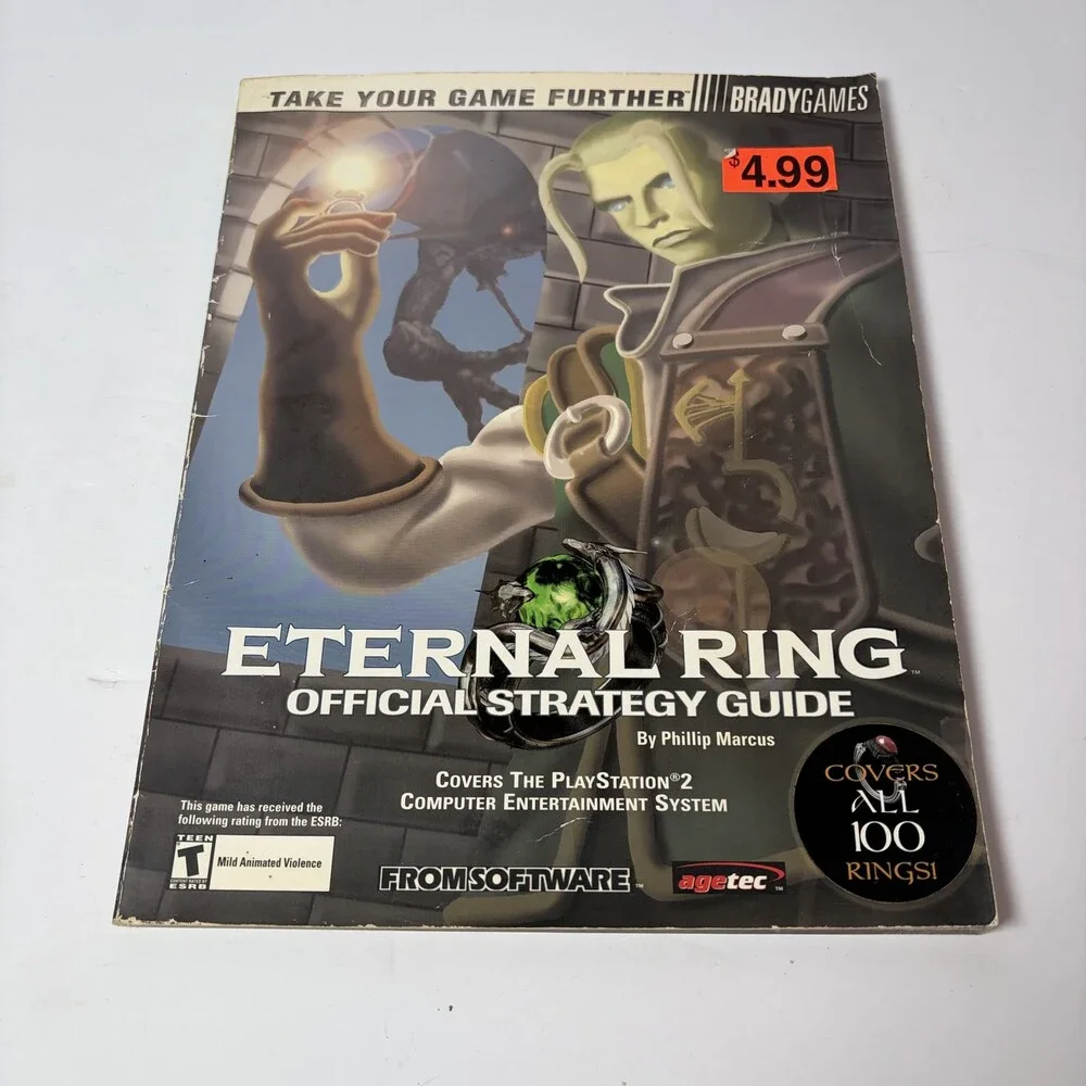 Eternal Ring Official Strategy Guide BradyGames PS2 PlayStation 2 From Software
